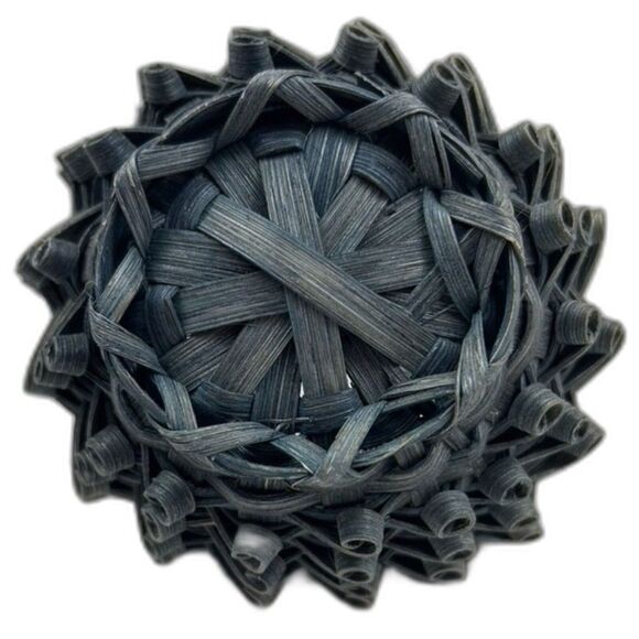 Pinapple Basket With Handle, Green Color see Diagram In Photos - Picture 5 of 8